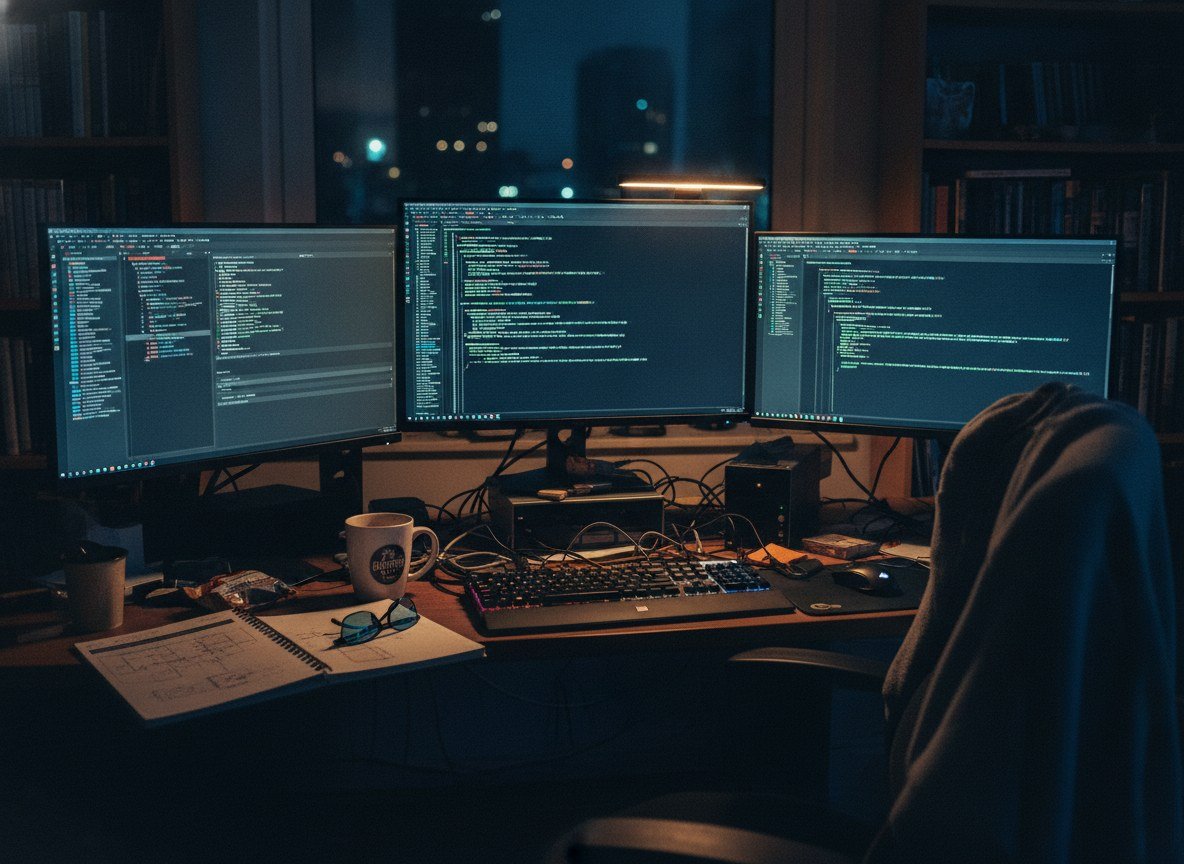 Il·lustració editorial de Una fallada de seguretat anomenada «Plugin4Shell» afecta els quatre grans agents d'IA per programar