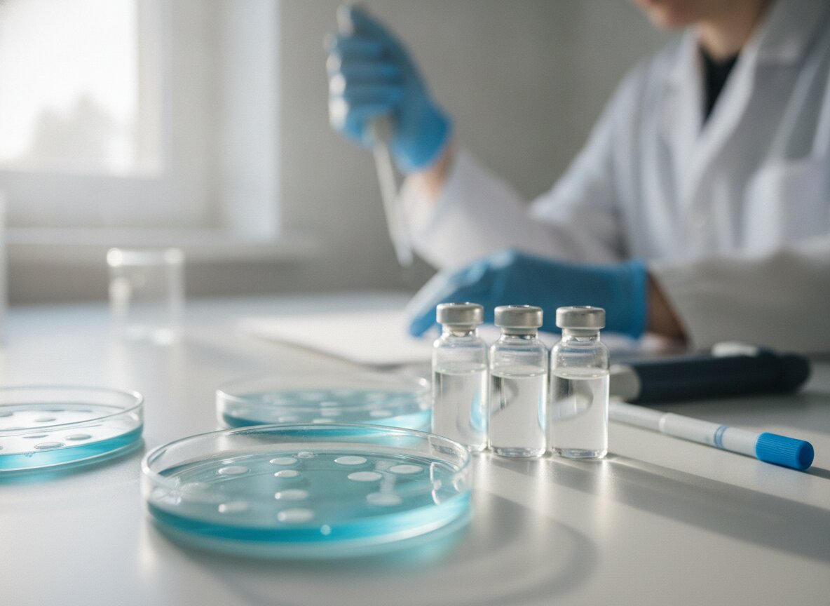Il·lustració generada amb IA: Una empresa diu que ha tractat un pacient amb virus dissenyats per una IA contra bacteris resistents, però no en revela el resultat