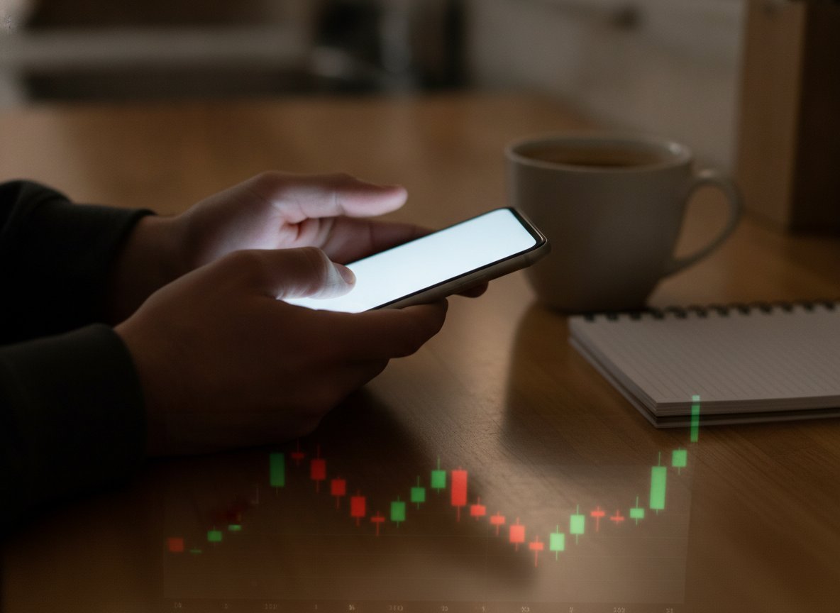 Il·lustració generada amb IA: Robinhood deixa que un agent d'IA negociï a borsa per compte del client, però només amb permís a cada operació