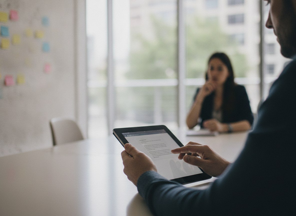 Il·lustració generada amb IA: Salesforce compra Listen Labs, la startup que fa entrevistes a clients amb agents d'IA i simula com reaccionaran