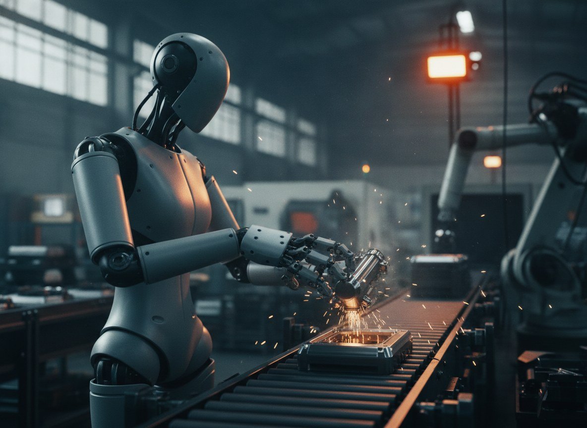 Il·lustració editorial de Samsung crea una divisió de robòtica dirigida pel mateix conseller delegat i hi destina 40.700 milions de dòlars per fabricar robots humanoides