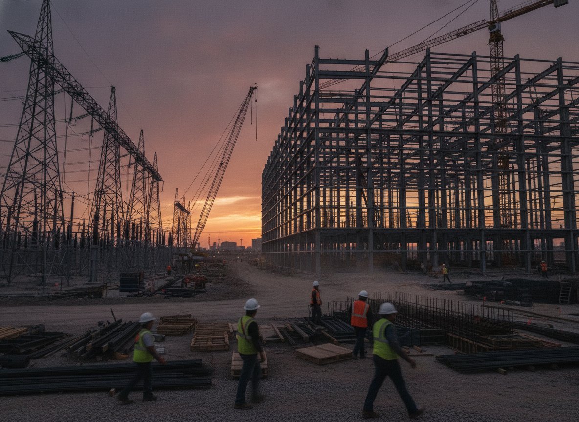 Il·lustració generada amb IA: Samsung inverteix 1.000 milions de dòlars a Helix, l'empresa de centres de dades d'IA que KKR va fundar amb Nvidia