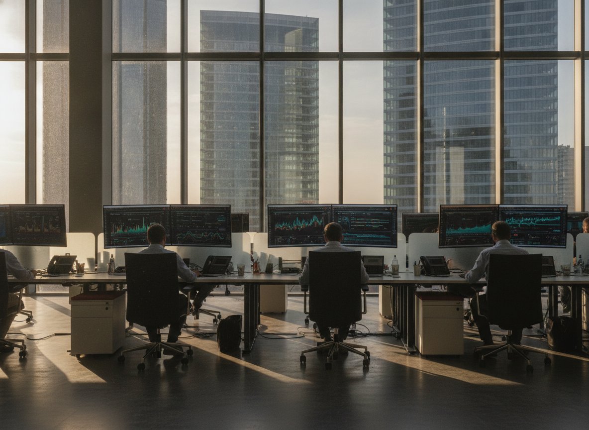 Il·lustració generada amb IA: El Santander i Nvidia pacten tres anys de col·laboració per portar l'IA dels pilots a tot el banc