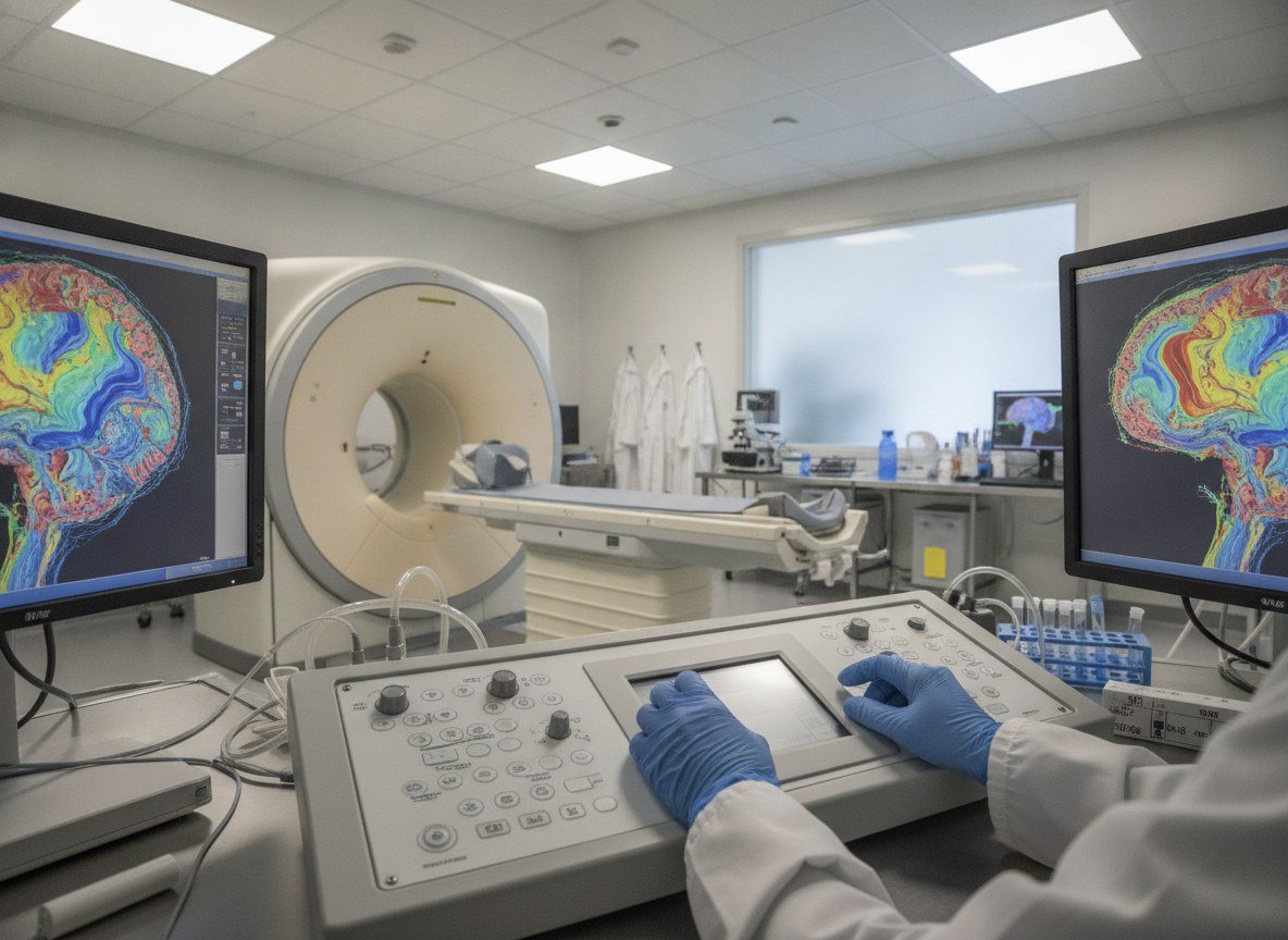 Il·lustració editorial de Una xarxa neuronal entrenada amb vídeos de tint ajuda a mesurar per primer cop com el cervell neteja els seus propis residus a diferents velocitats