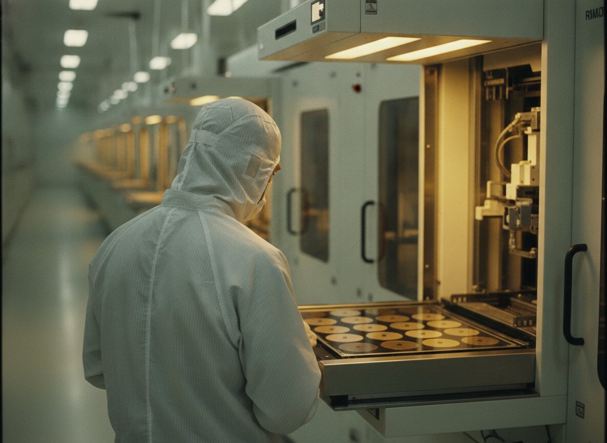 Il·lustració generada amb IA: SK hynix multiplica per set el benefici gràcies a la memòria per a IA i diu que ja té venuda la producció fins al 2029