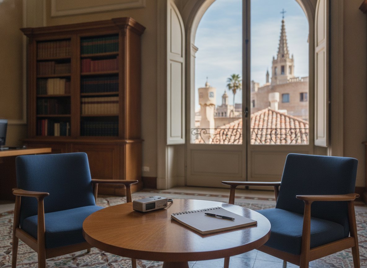 Il·lustració generada amb IA: El secretari de Telecomunicacions Albert Tort vol que la IA «aprengui en català» i no només tradueixi, amb el BSC i el projecte AINA