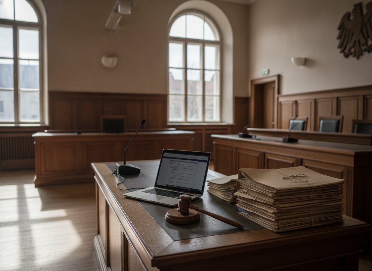 Il·lustració generada amb IA: Un segon tribunal alemany fa Google responsable del que diu la seva IA: prohibeix uns textos falsos sobre un metge d'Aquisgrà