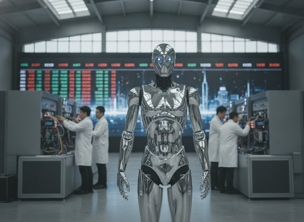 Il·lustració editorial de Unitree fixa el preu de la seva sortida a borsa a Shanghai i es converteix en la primera fabricant xinesa de robots humanoides que cotitza al continent