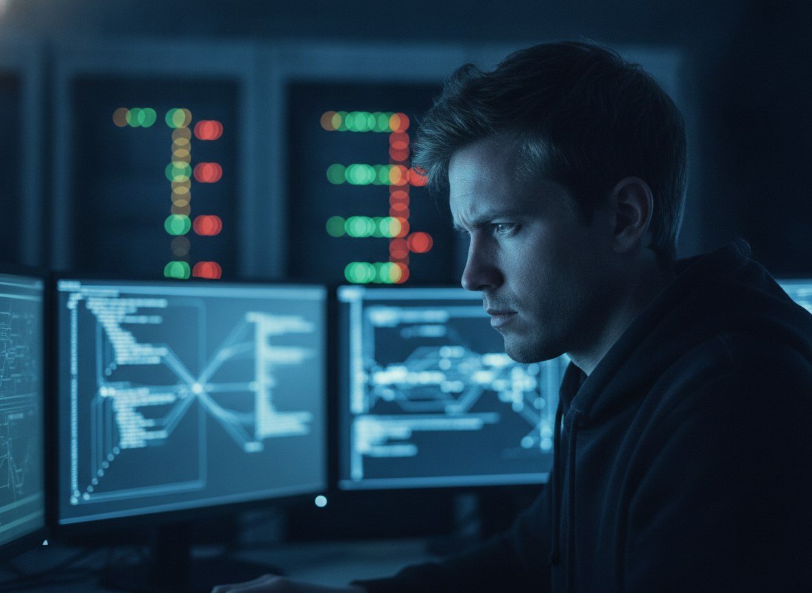 Il·lustració editorial de Un agent d'IA ofensiu de Wiz troba i explota una vulnerabilitat crítica en un repositori de Snowflake, en un flux de treball tocat per Copilot Autofix