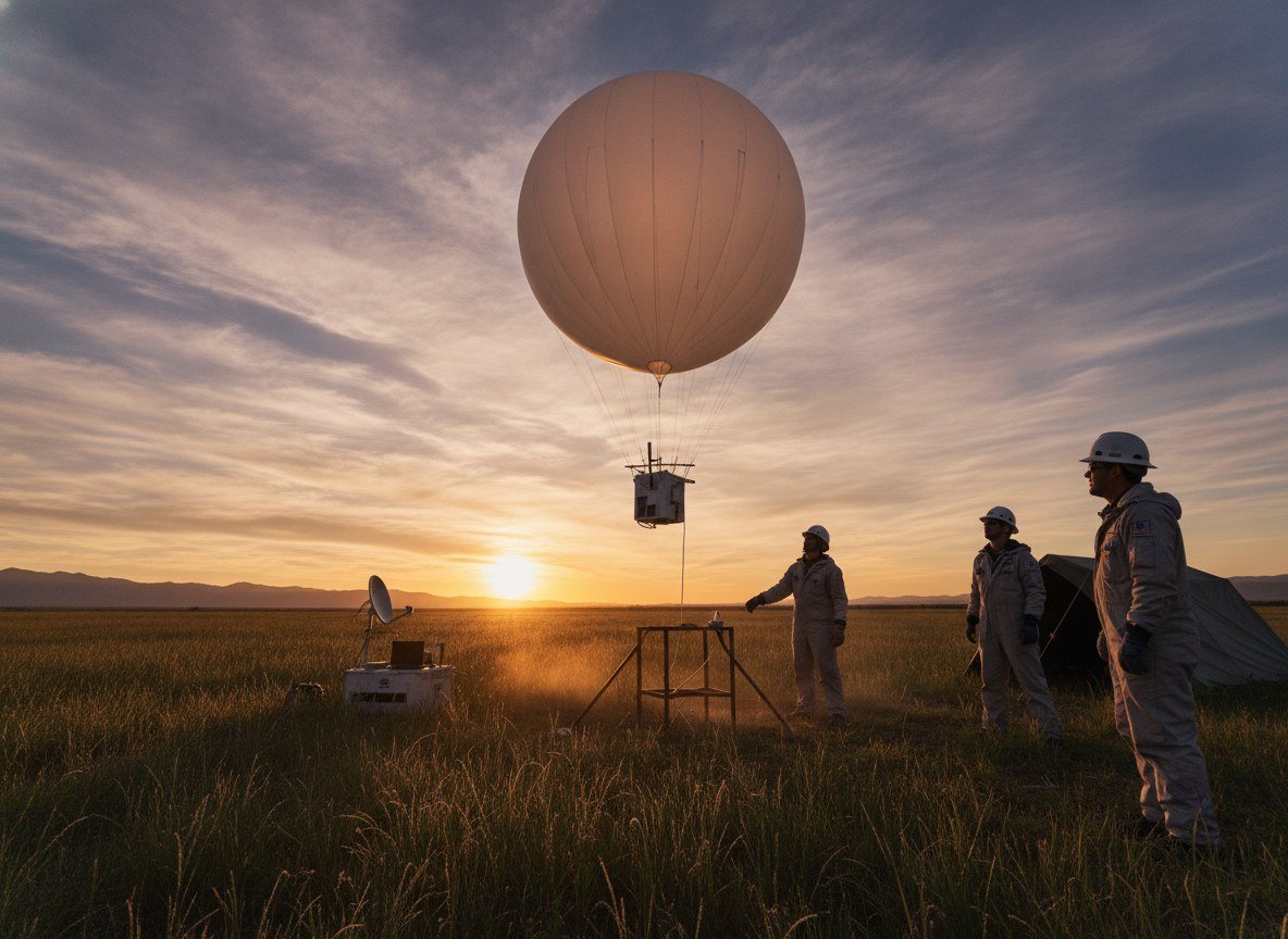 Il·lustració editorial de WindBorne fa servir globus meteorològics low-cost i models d'IA propis per predir el temps sense necessitat de supercomputadors