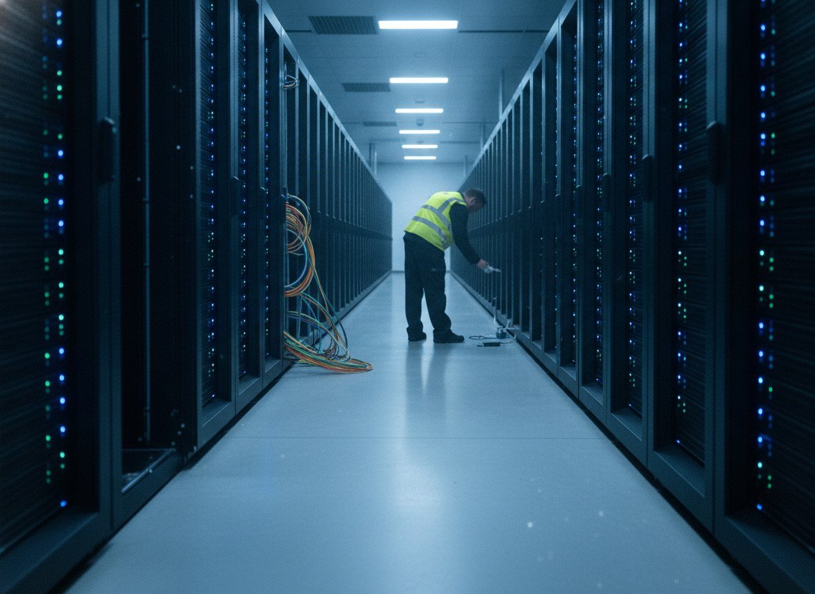 Il·lustració generada amb IA: xAI preveu doblar fins a 1,21 milions els xips Nvidia del seu supercomputador Colossus 2 abans que acabi l'any